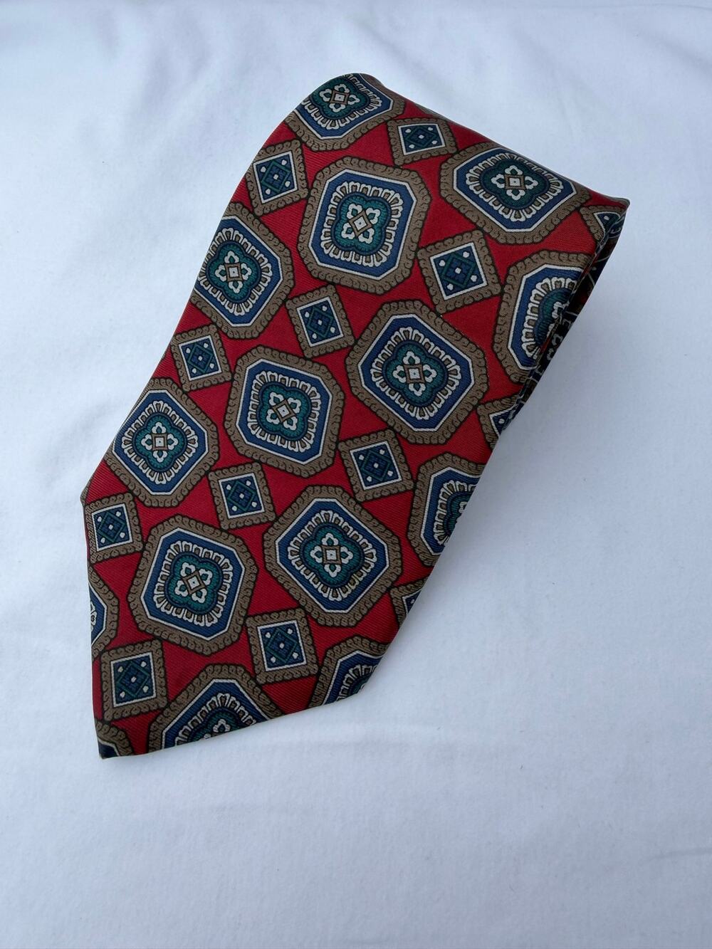 Vintage Dillard’s Bert Pulitzer Collectors Edition Tie 100% Silk Men’s Necktie